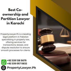 Best Co-ownership and Partition Lawyer in Karachi