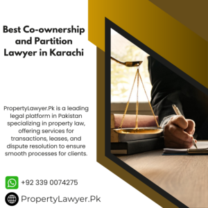 Best Co-ownership and Partition Lawyer in Karachi