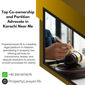 Top Co-ownership and Partition Advocate in Karachi Near Me